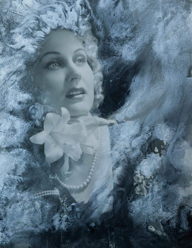 Aquarell Kameliendame